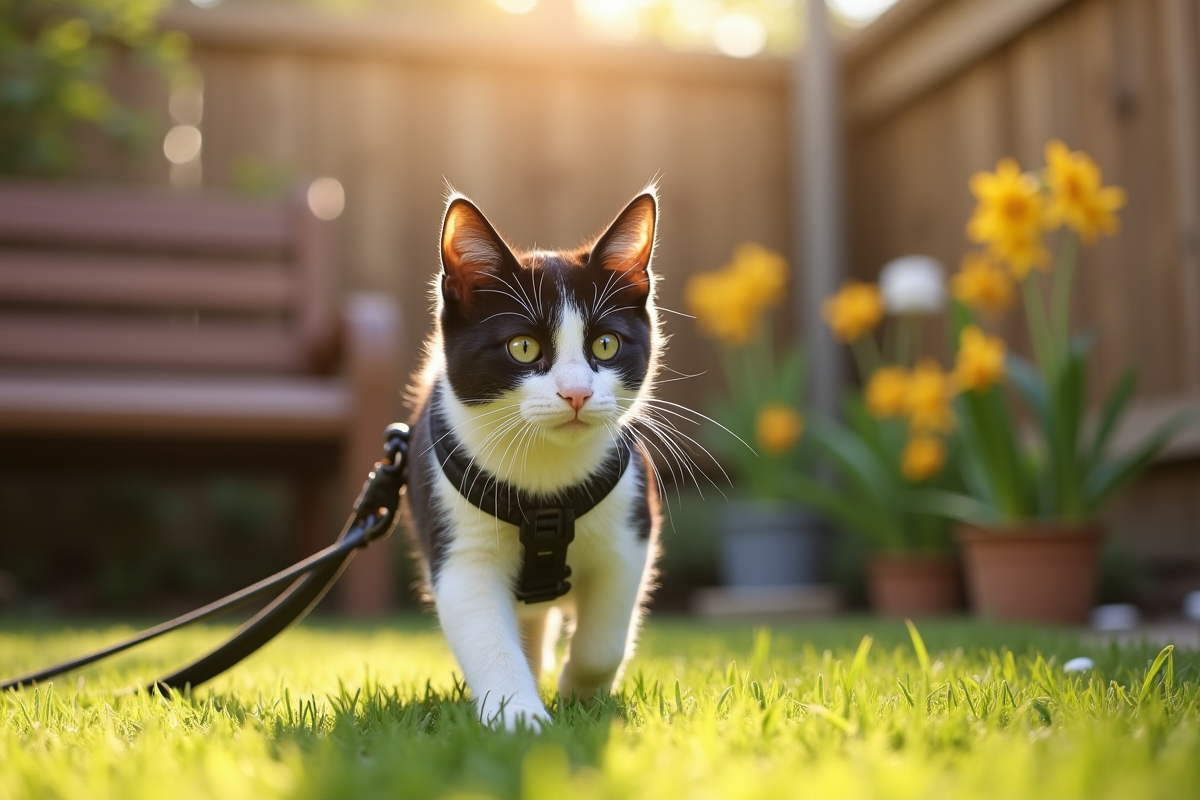 chat jardin